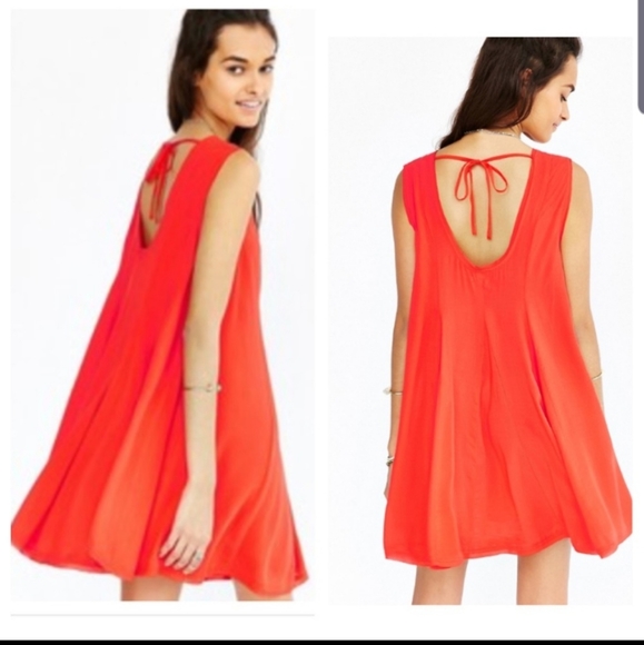 Ecote Dresses & Skirts - Ecote Clary Godet Trapeze Swing mini dress from UO